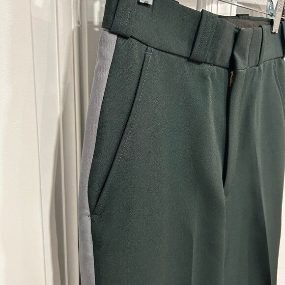 Vintage Hercules Mens Green Polyester Side Stripe Details Pants Sz 28 NWT - Picture 4 of 9